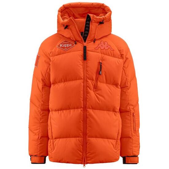 Giubbotto da uomo donna in poliestere arancione da sport street