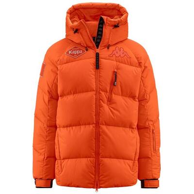 Giubbotto da uomo donna in poliestere arancione da sport street