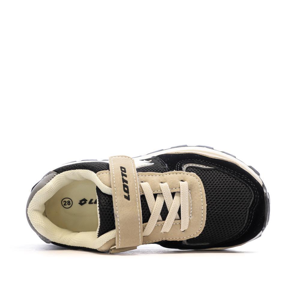 Zapatillas Lotto Capri para niño - Negro/Beige 4/7