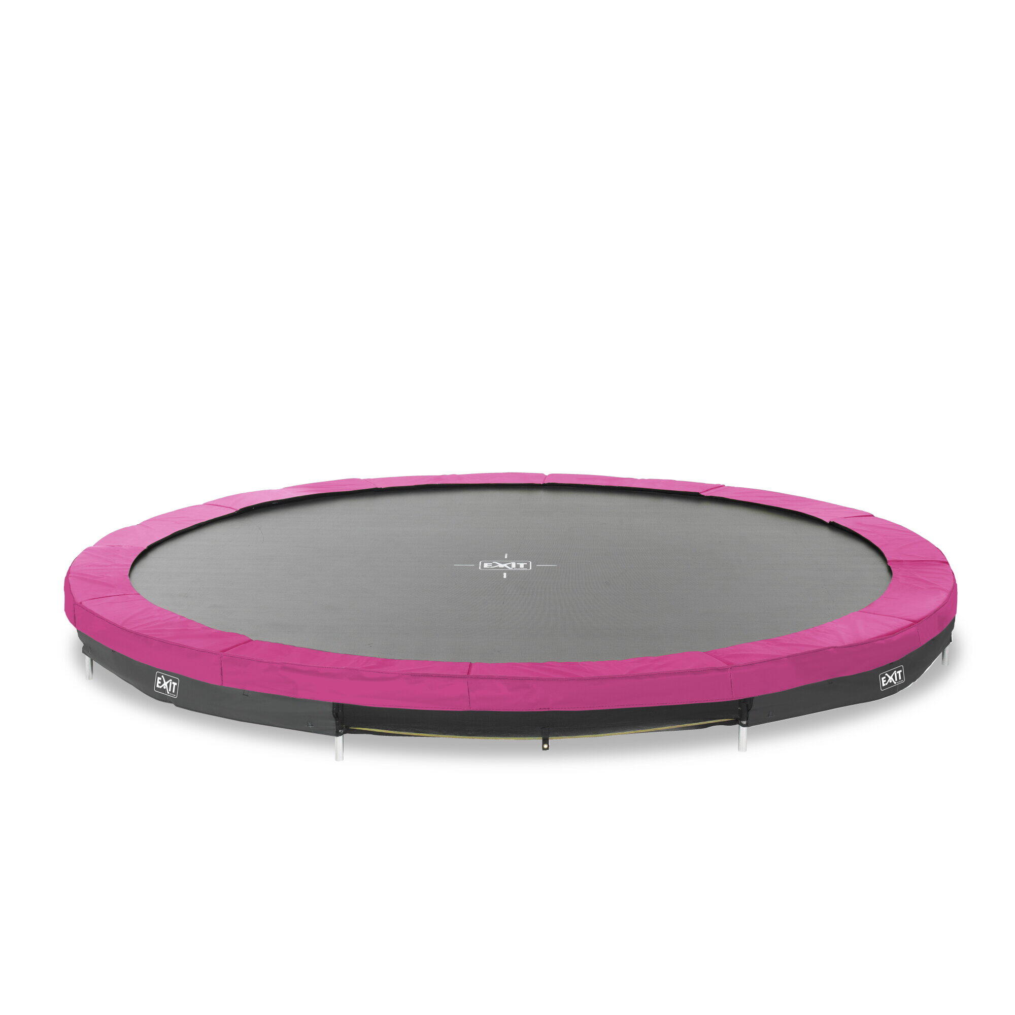 Exit Toys - Trampoline Enterré Silhouette Sports Ø427cm - Trampoline - Rose - Decathlon