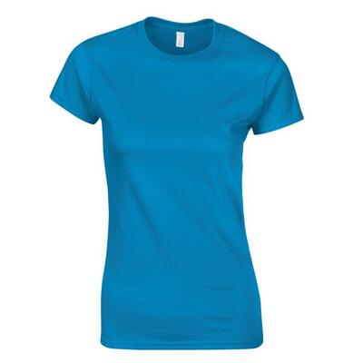 Dames zachte stijl korte mouw tshirt (antiek kersenrood)