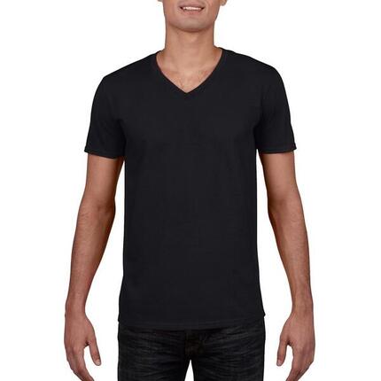 Tshirt À Manches Courtes Et Col En V Homme (Gris Sport)
