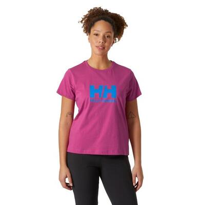 Damen T-Shirt Helly Hansen Logo 2.0 Magenta 2.0