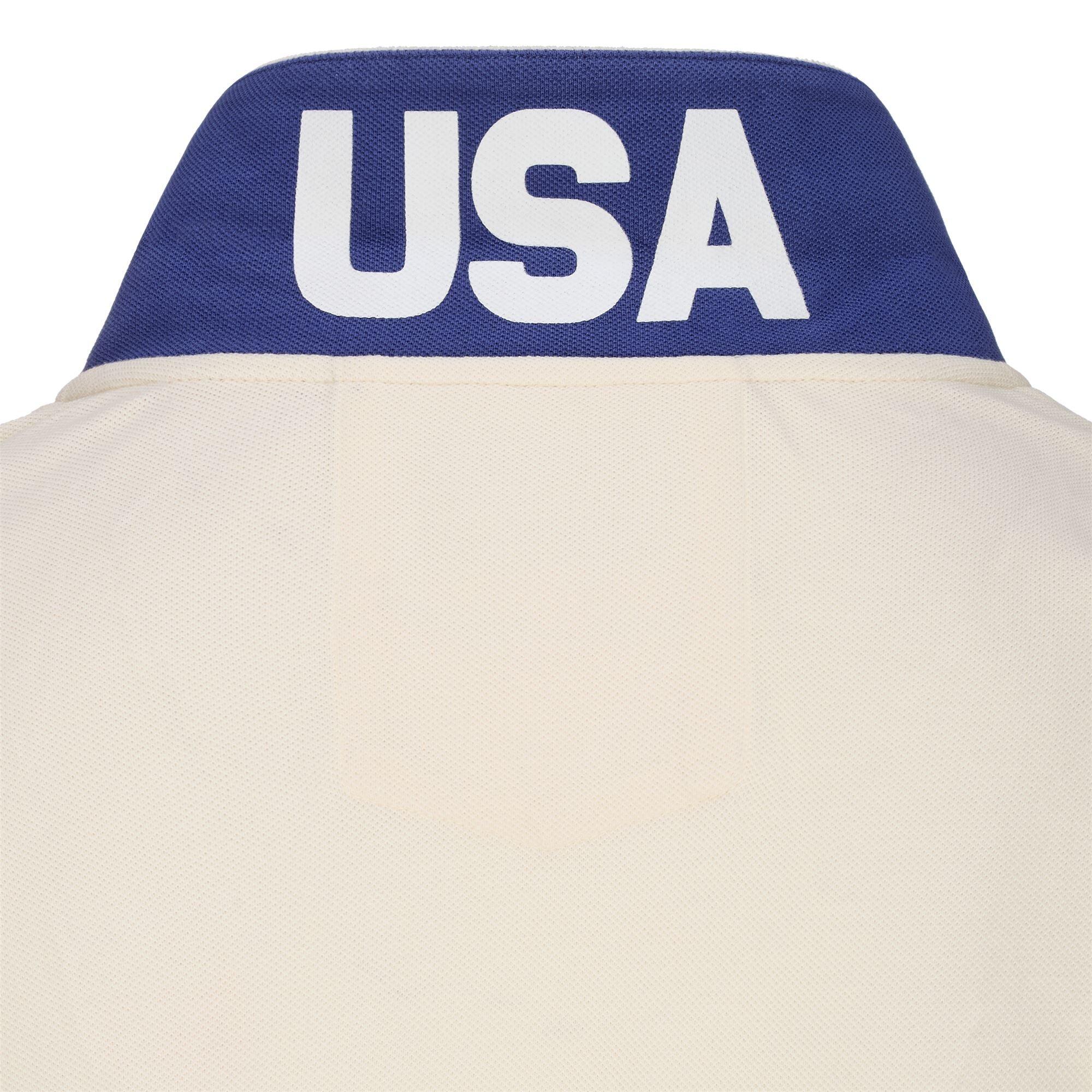 Polo da uomo donna in cotone bianco da sci 4/6
