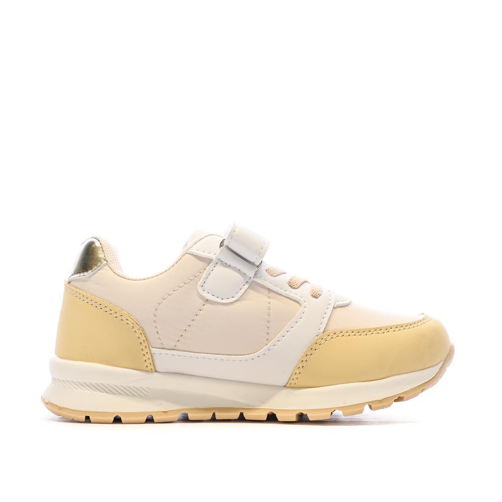Zapatillas Lotto Verone Beige/Amarillo para Niña 2/7