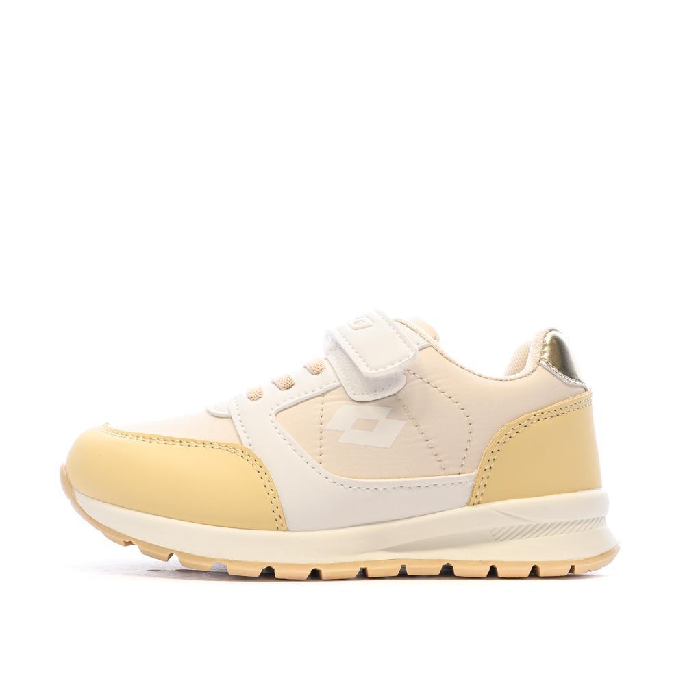 Lotto Verona Girls' Beige and Yellow Trainers