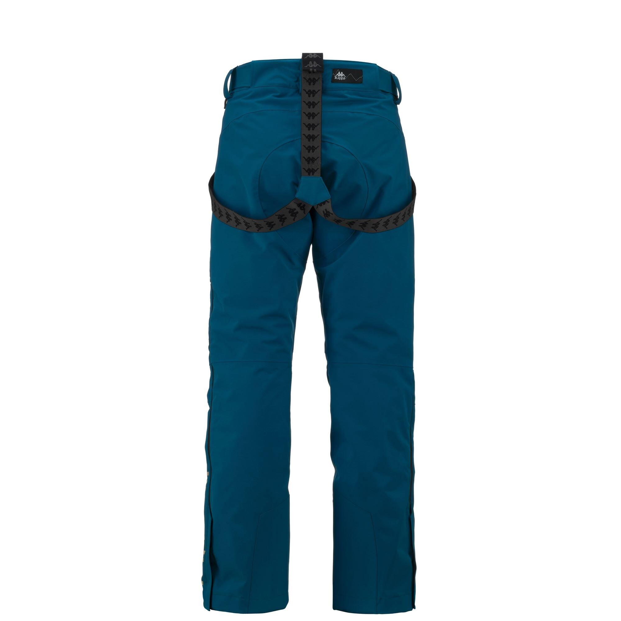 Pantaloni tuta da uomo in poliestere blu da sport street 4/6