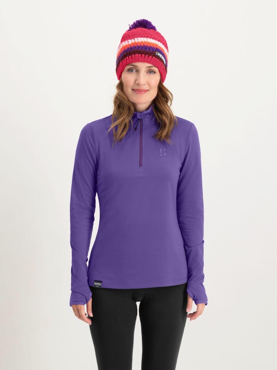 Four Seasons Midlayer-Pullover für Damen, leicht, Lila 5/6