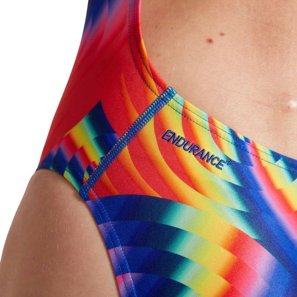 Maillot de bain femme Speedo Allover Digital Leaderback Watermelon/Flare 4/7