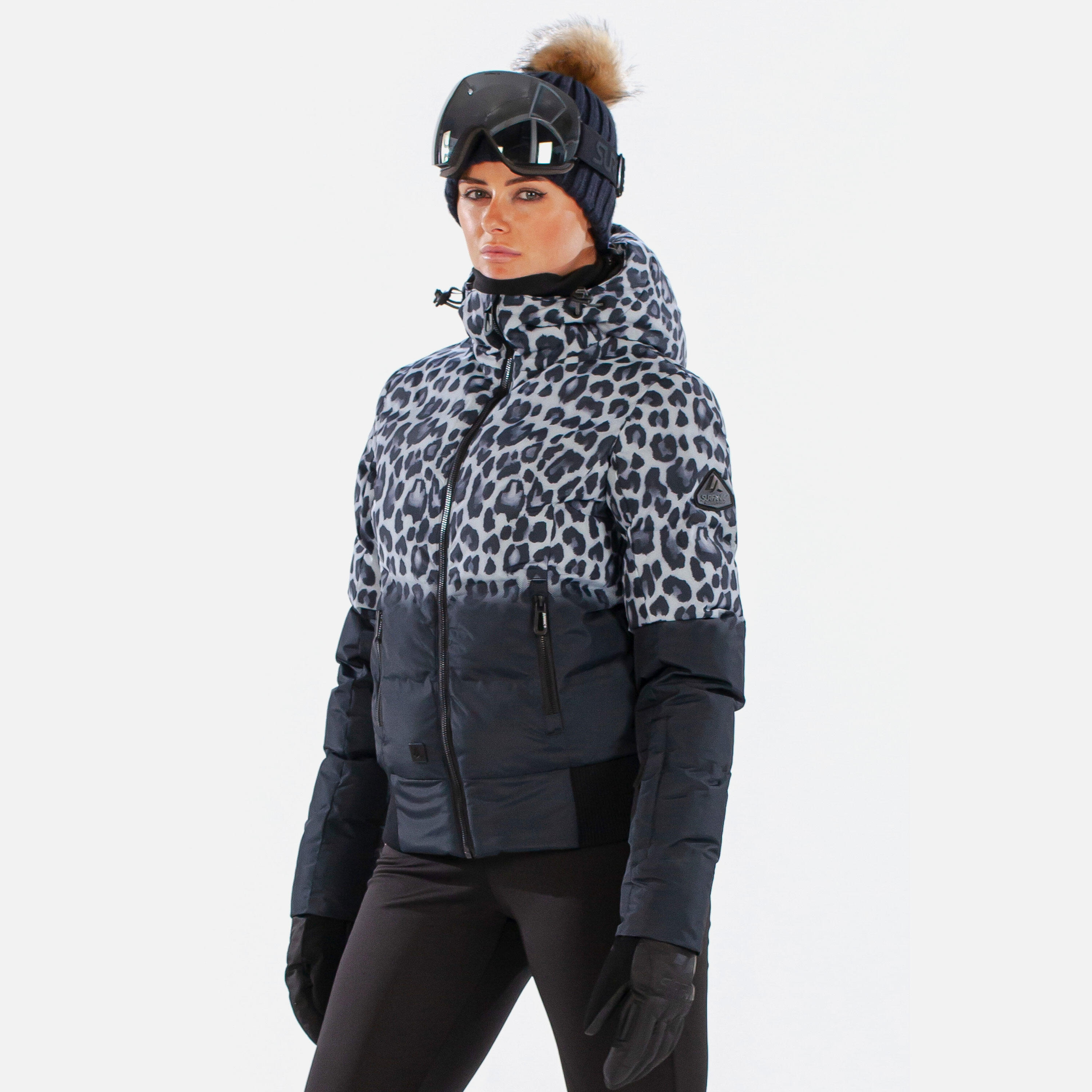 SURFANIC Venus Womens Jag Ski Jacket  Black