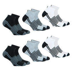 Lot de 6 paires de chaussettes basses homme Sport