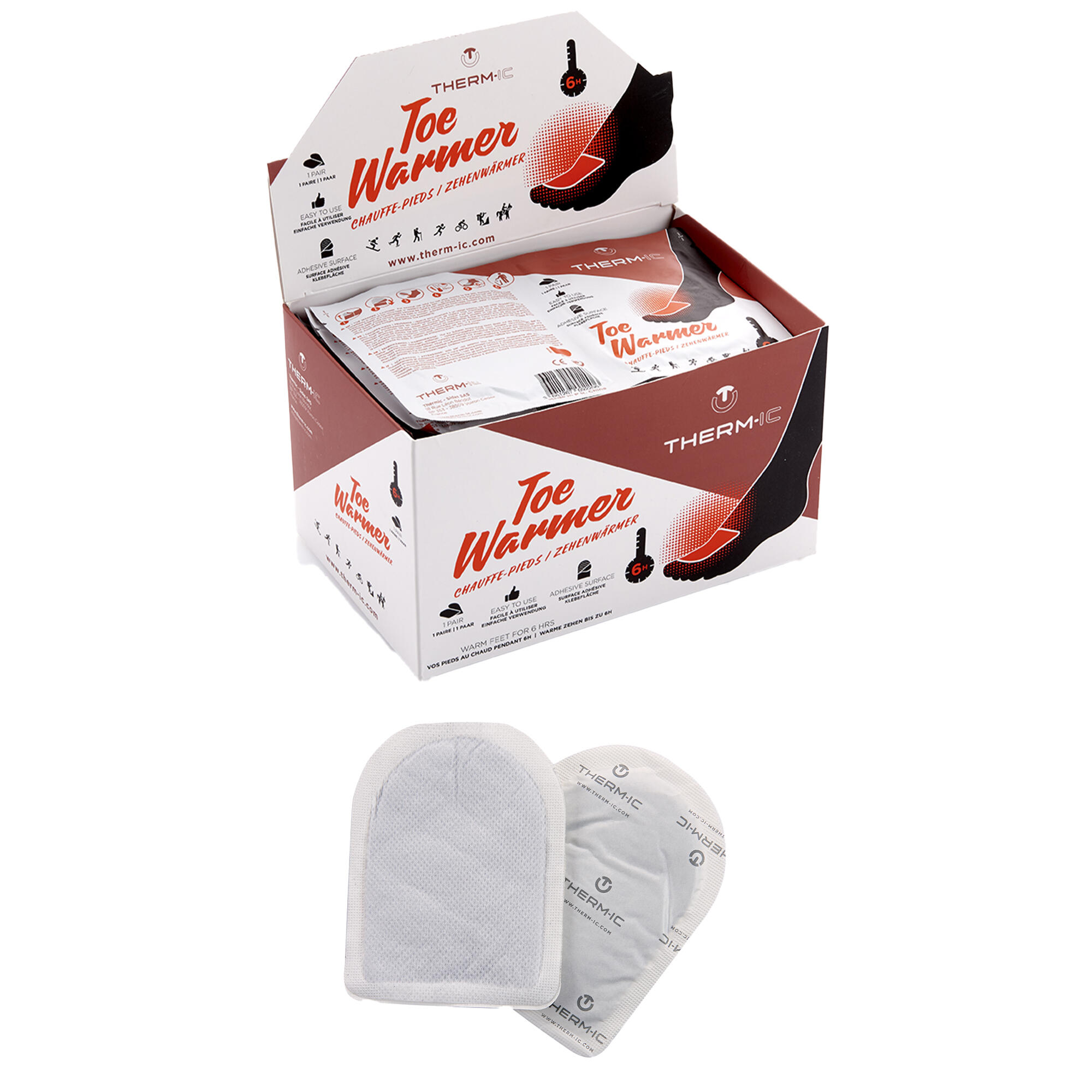 THERM-IC Packung mit 20 Paar Fußwärmer, bis zu 6 Stunden warm - Toe Warmers