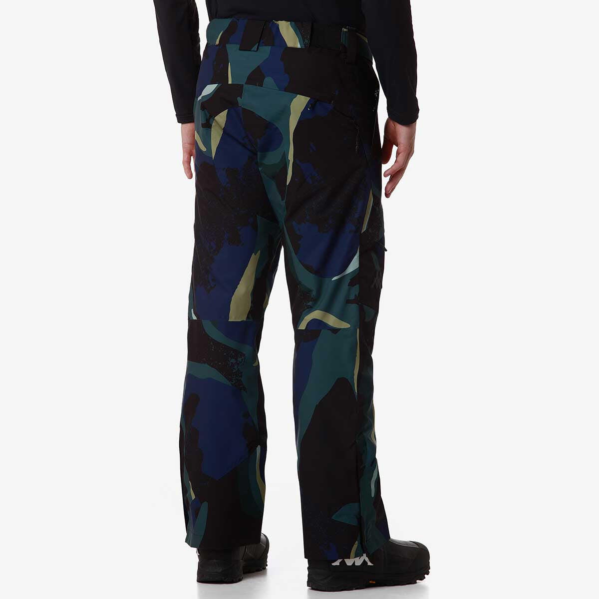 Pantaloni da uomo in poliestere blu da sci 4/7