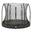 Trampoline - Sol Comfort Edition - 427 cm - Rond Noir