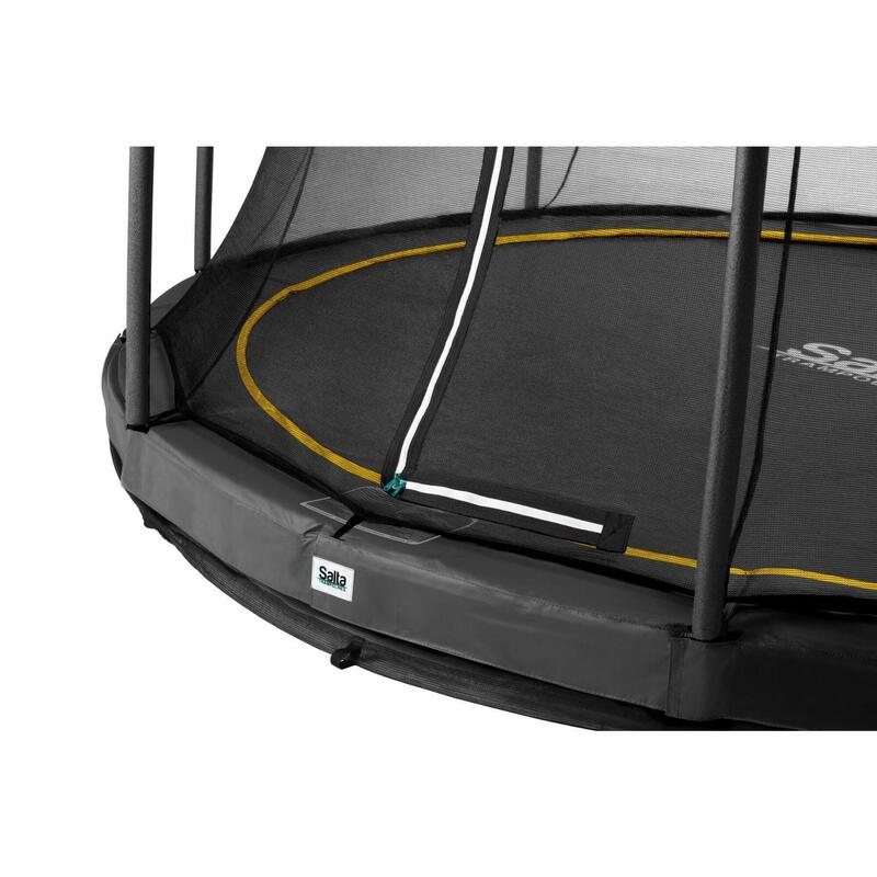 Trampoline - Comfort Edition Ground - 366 cm - Rond Zwart