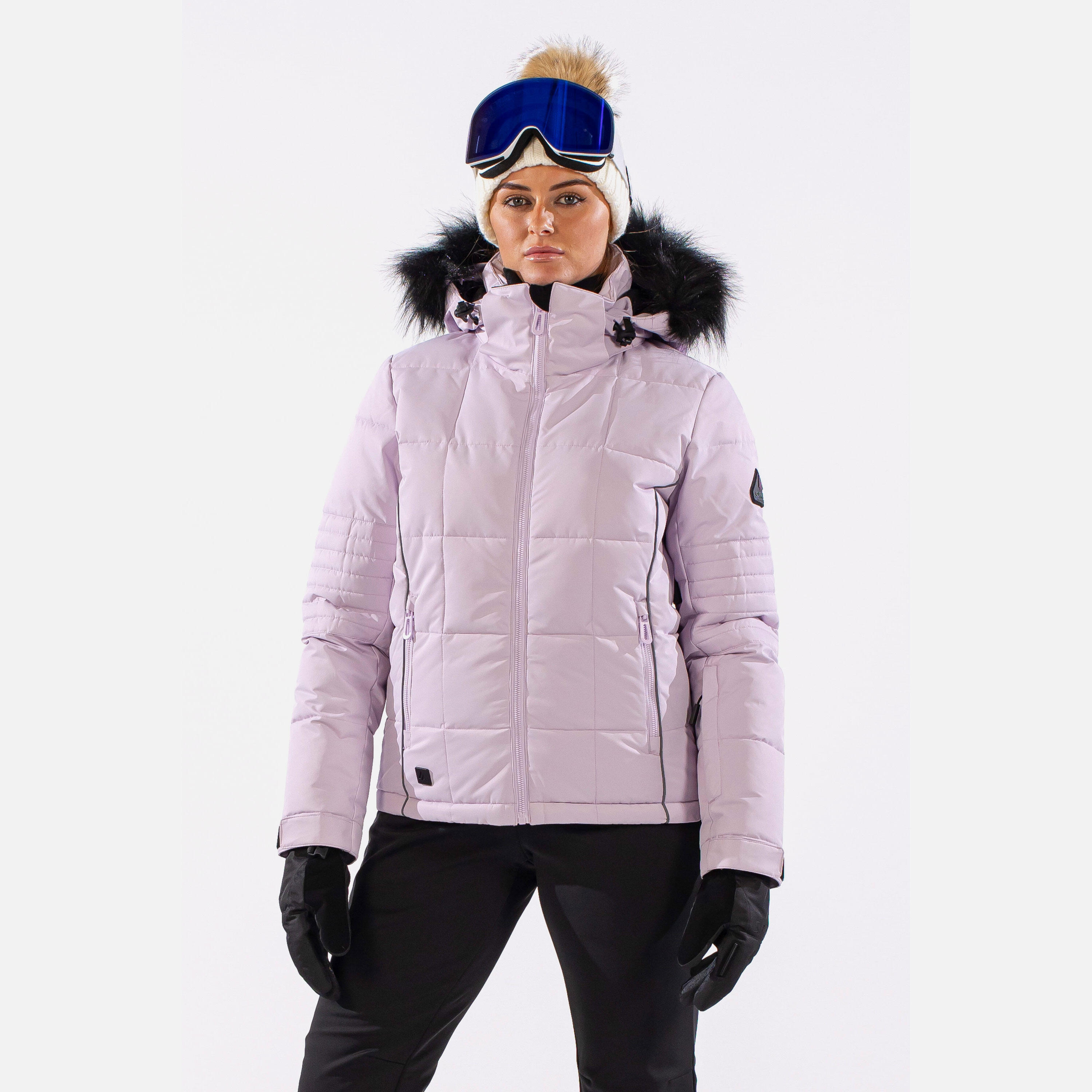SURFANIC Luna Womens Surftex Ski Jacket Ice Lilac