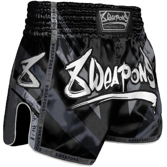 8 WEAPONS Muay Thai Shorts Shift black-matt XL