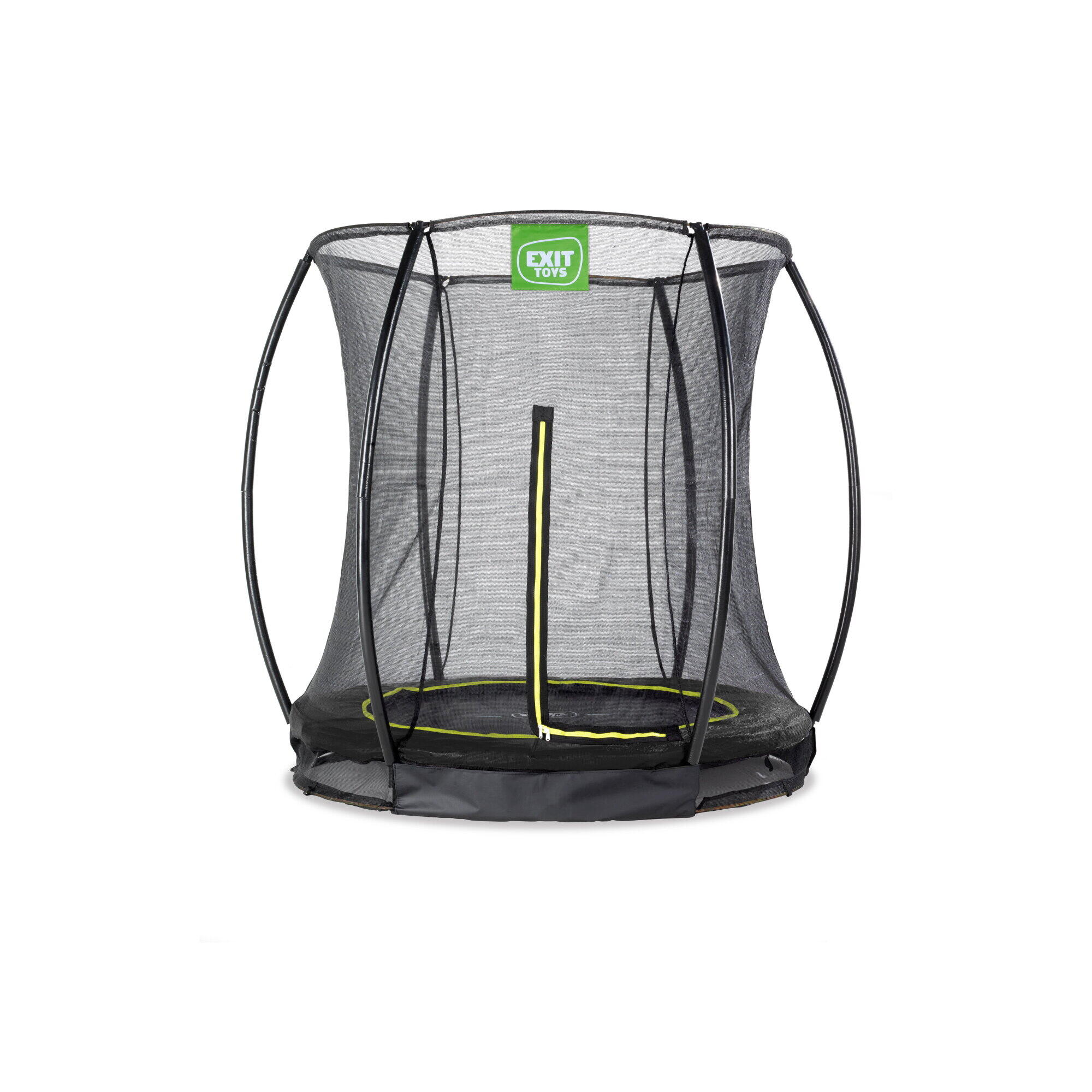 EXIT TOYS EXIT Silhouette inground trampoline ø183cm met veiligheidsnet - zwart
