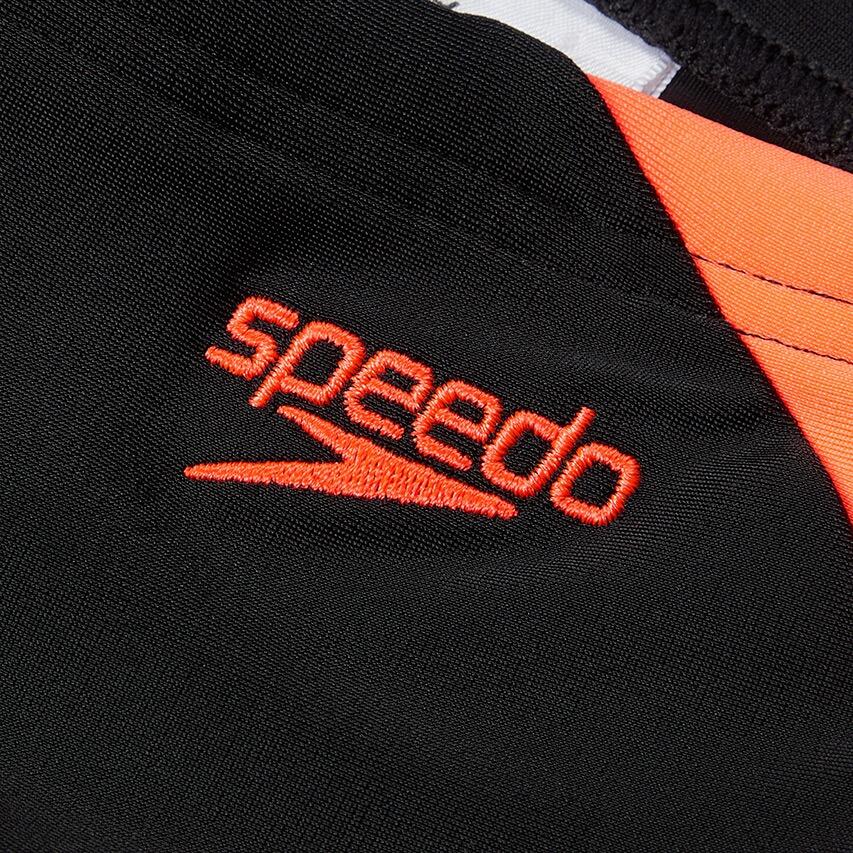 Jammer bambino Speedo Hyperboom Splice Nero/Rosso 3/4