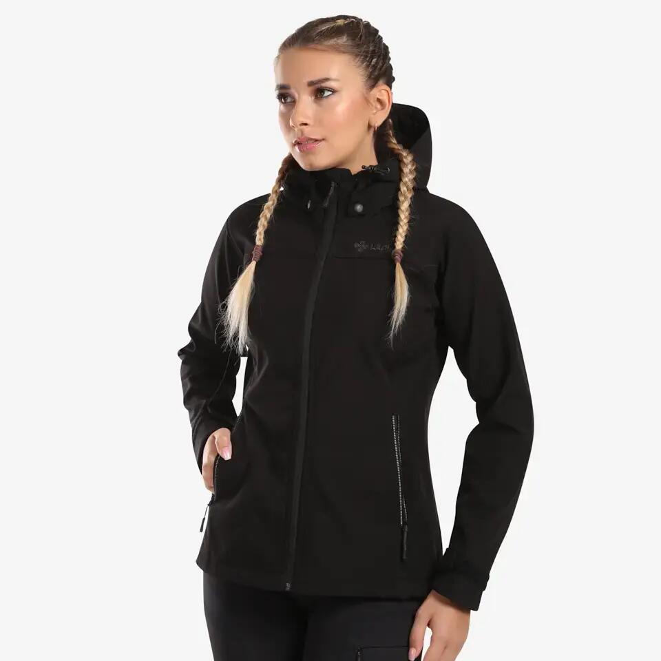 Kilpi Ravia-W Women's Softshell Jacket Adjustable Hood 2 Pockets