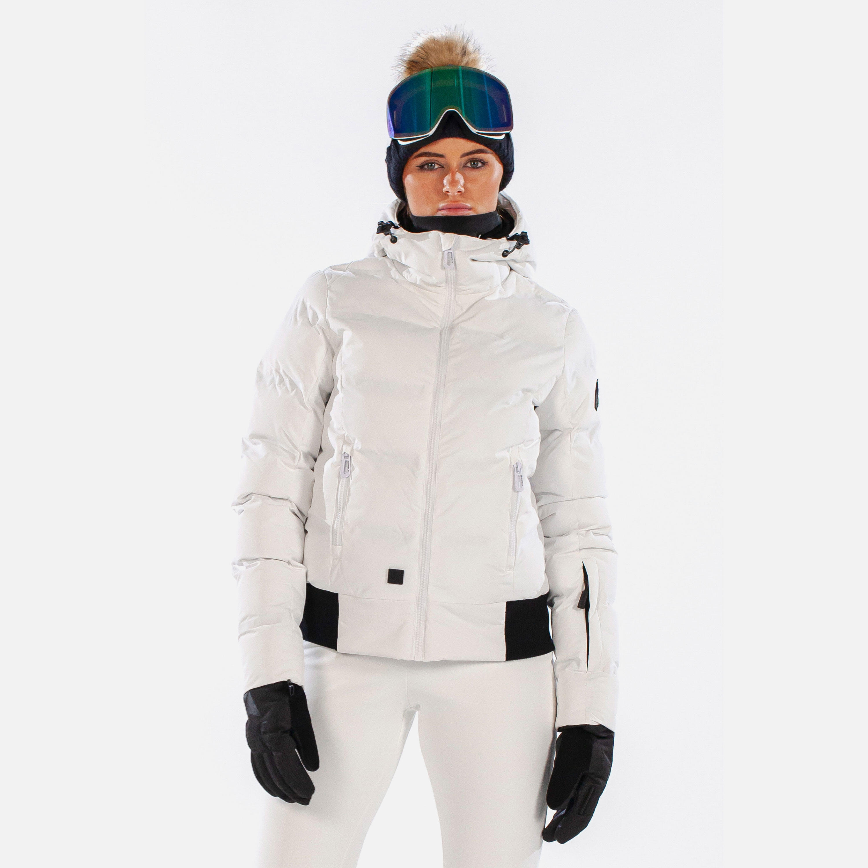 SURFANIC Venus Womens Ski Jacket Optic White