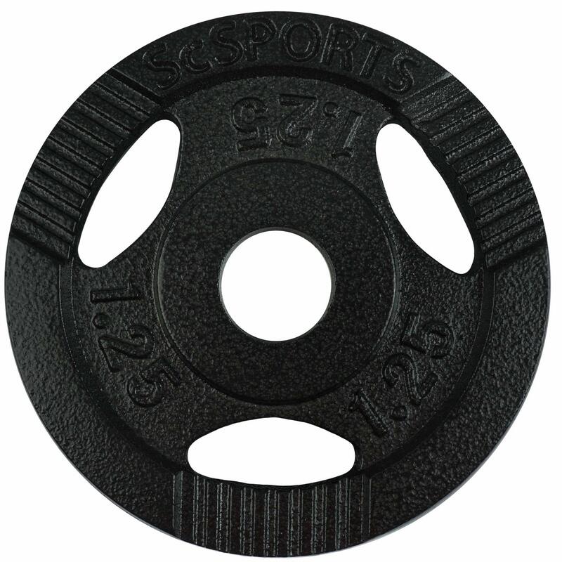 Set discuri de greutate 5 KG (4x 1.25) 30 si 31mm fonta cu grip ScSPORTS