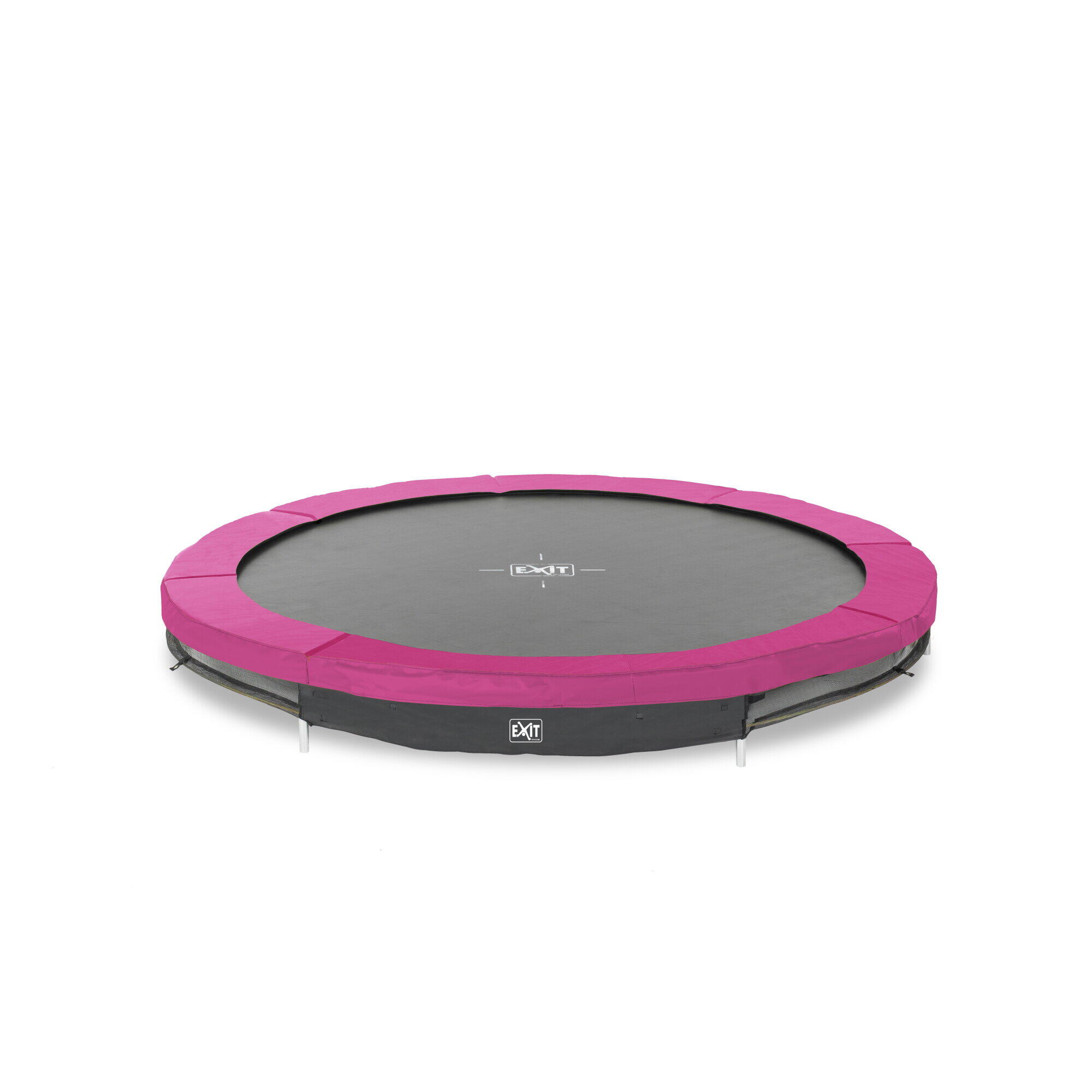 Exit Toys - Trampoline Enterré Silhouette Sports Ø244cm - Trampoline - Rose - Decathlon