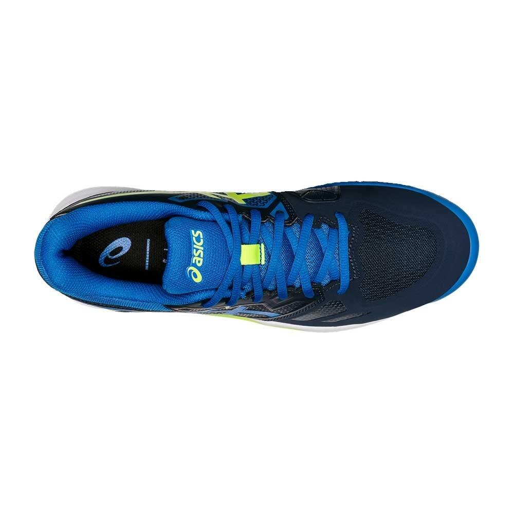 Asics Gel Challenger 13 Padel Preto Azul 1041a315 400 3/4