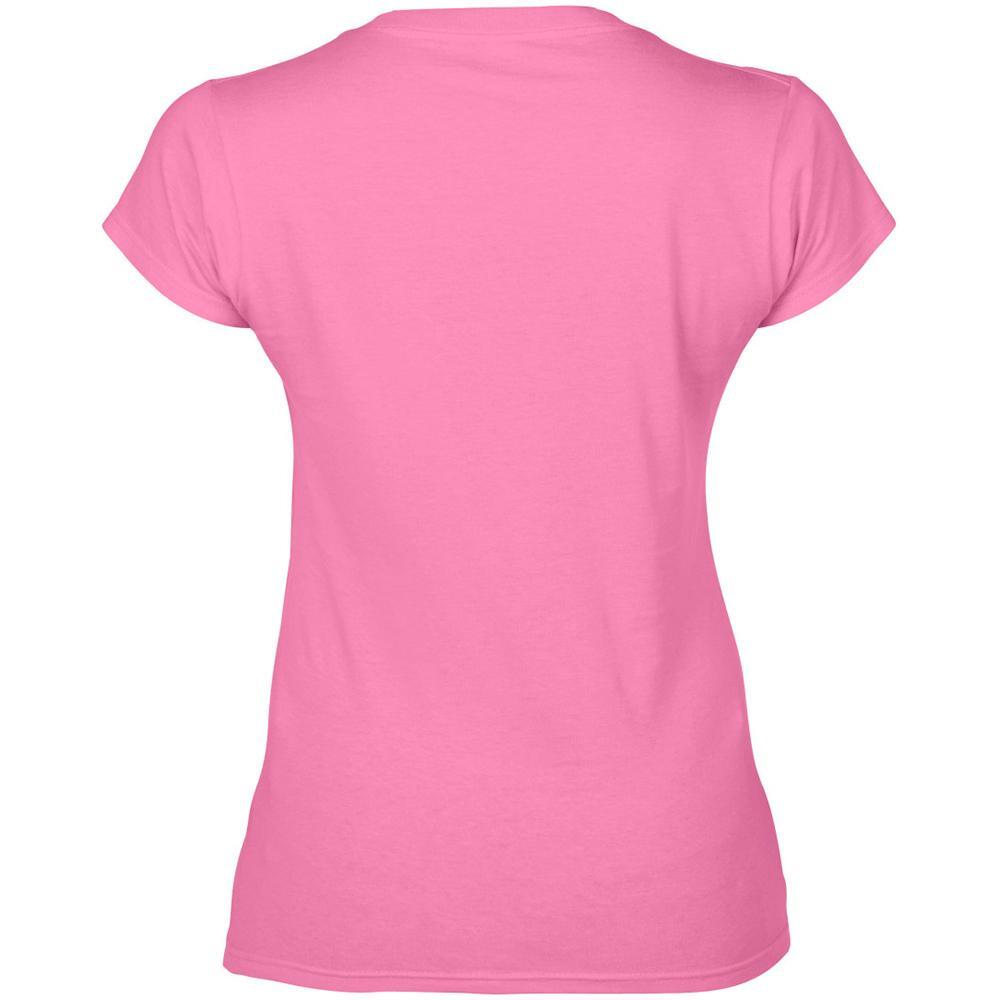 Tshirt À Manches Courtes Et Col En V Femme (Azalée) 2/4