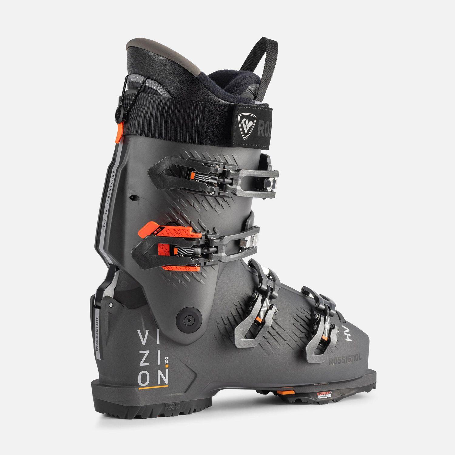 Rossignol Vizion 4B 100 HV GW Scarponi Sci Uomo - 29.5 - Metal Grey 3/7