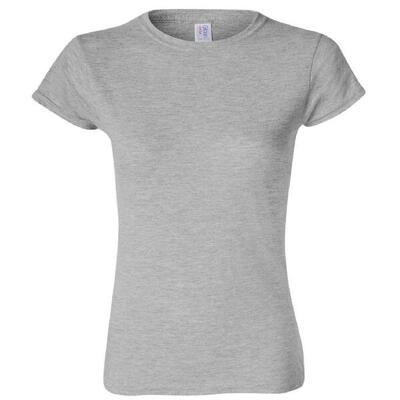 Dames zachte stijl korte mouw tshirt (antiek kersenrood)