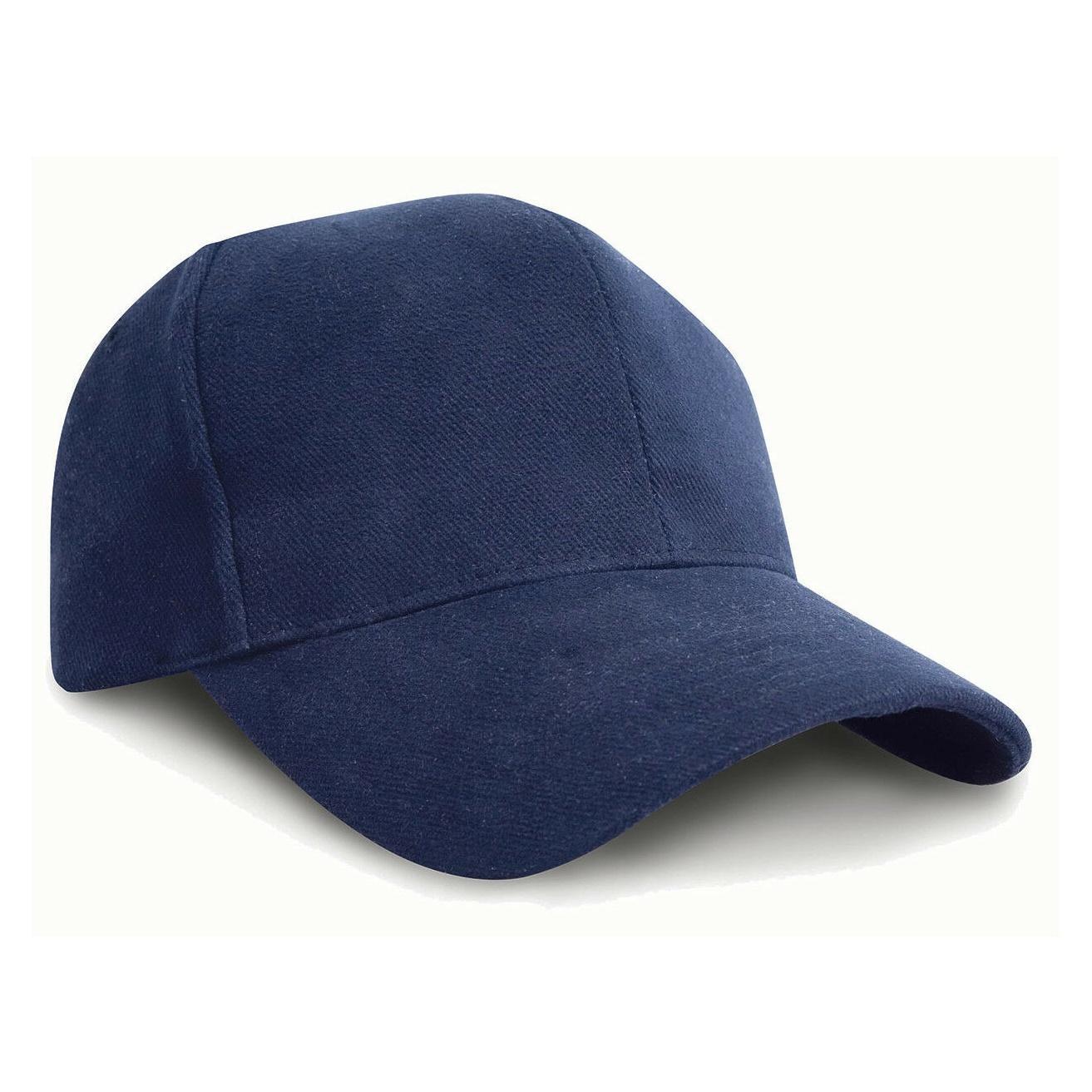 Pro Style Heavy Brushed Cotton Baseball Cap (Marineblauw) 2/3
