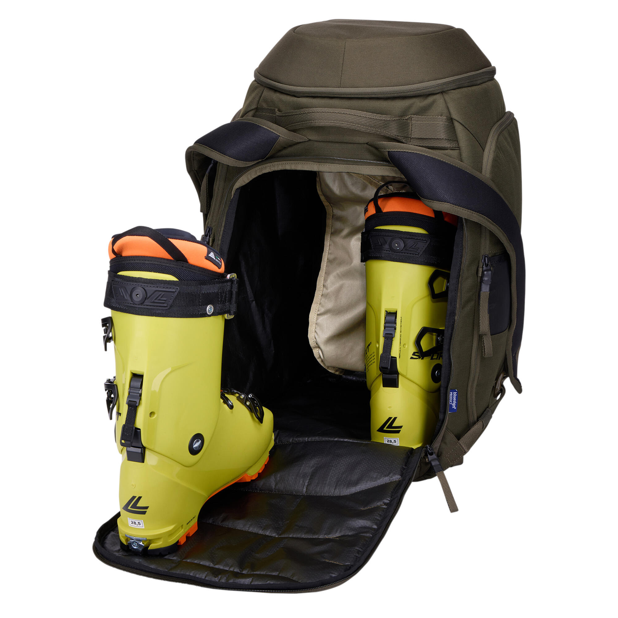 Tas voor skischoenen Thule RoundTrip Deep khaki 60 DARK GREEN 60 LITRES 3/6