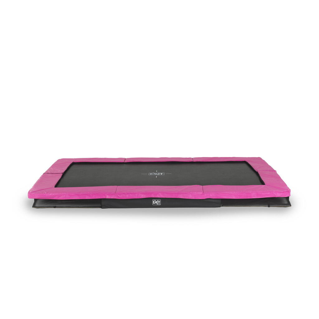 EXIT Silhouette Ground Sports Trampoline 7x10ft – Pink