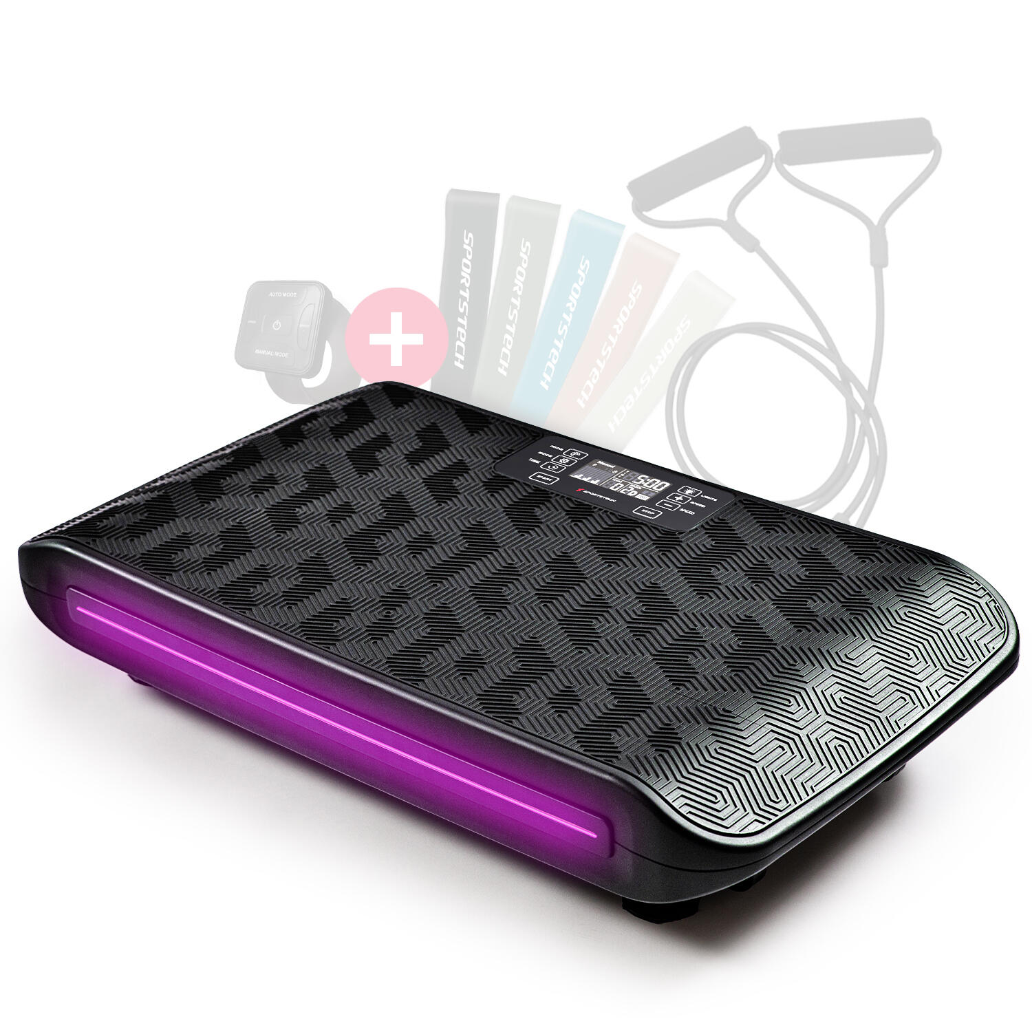 SPORTSTECH Sportstech sVibe - 4D trilplaat - 99 trainingsniveaus