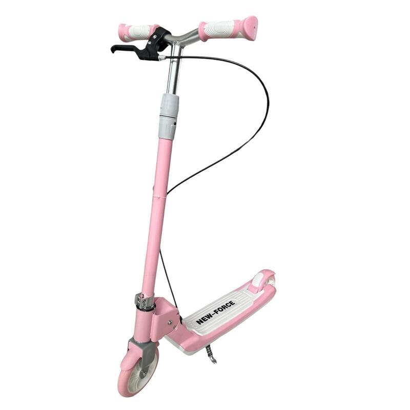 Scooter Filles Step avec musique - Roues LED - Jusqu'à 50 KG - Rose