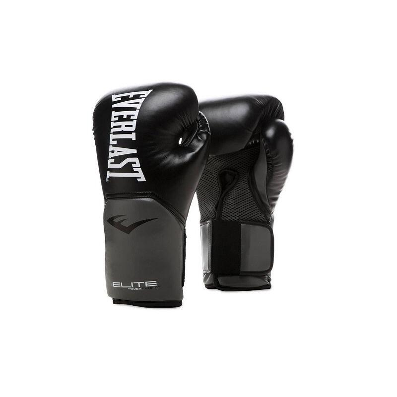 Everlast - Gants De Boxe Elite - Gants De Boxe - Noir - 14 Oz - Decathlon