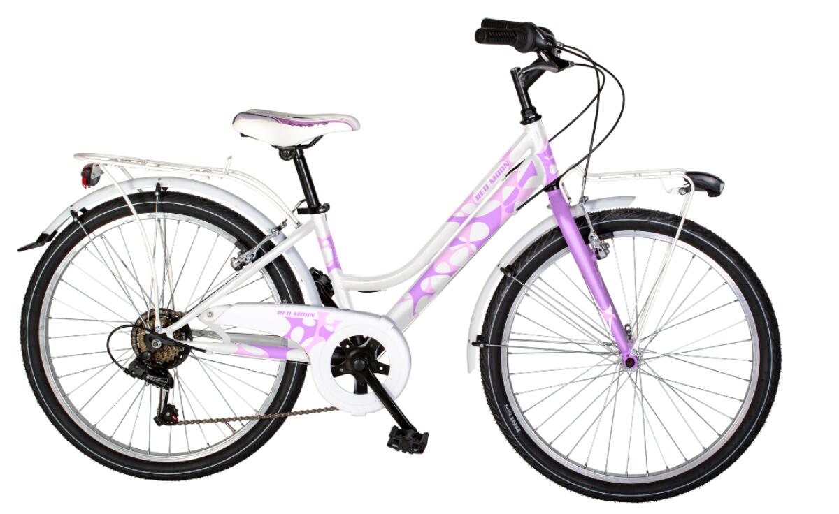Bicicleta de criança airbici red moon lady 24“, 6