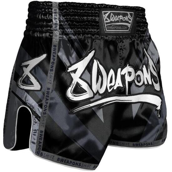 8 WEAPONS Muay Thai Shorts Shift black-matt XL