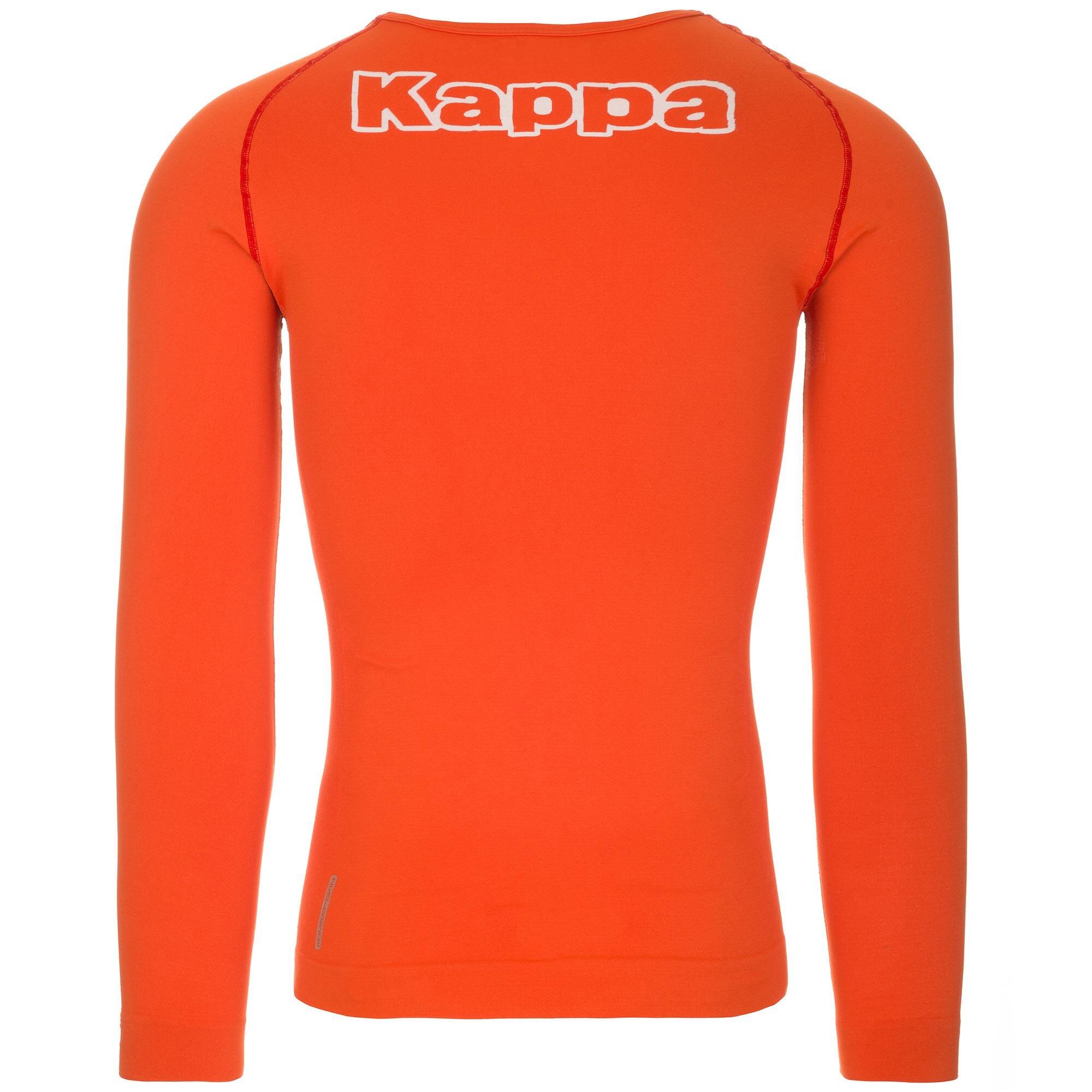 T-shirt da uomo in poliammide arancione da calcio 2/4