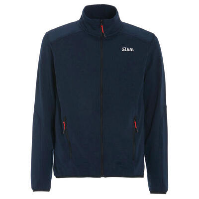 Slam act grid fleece sweatshirt volwassenen