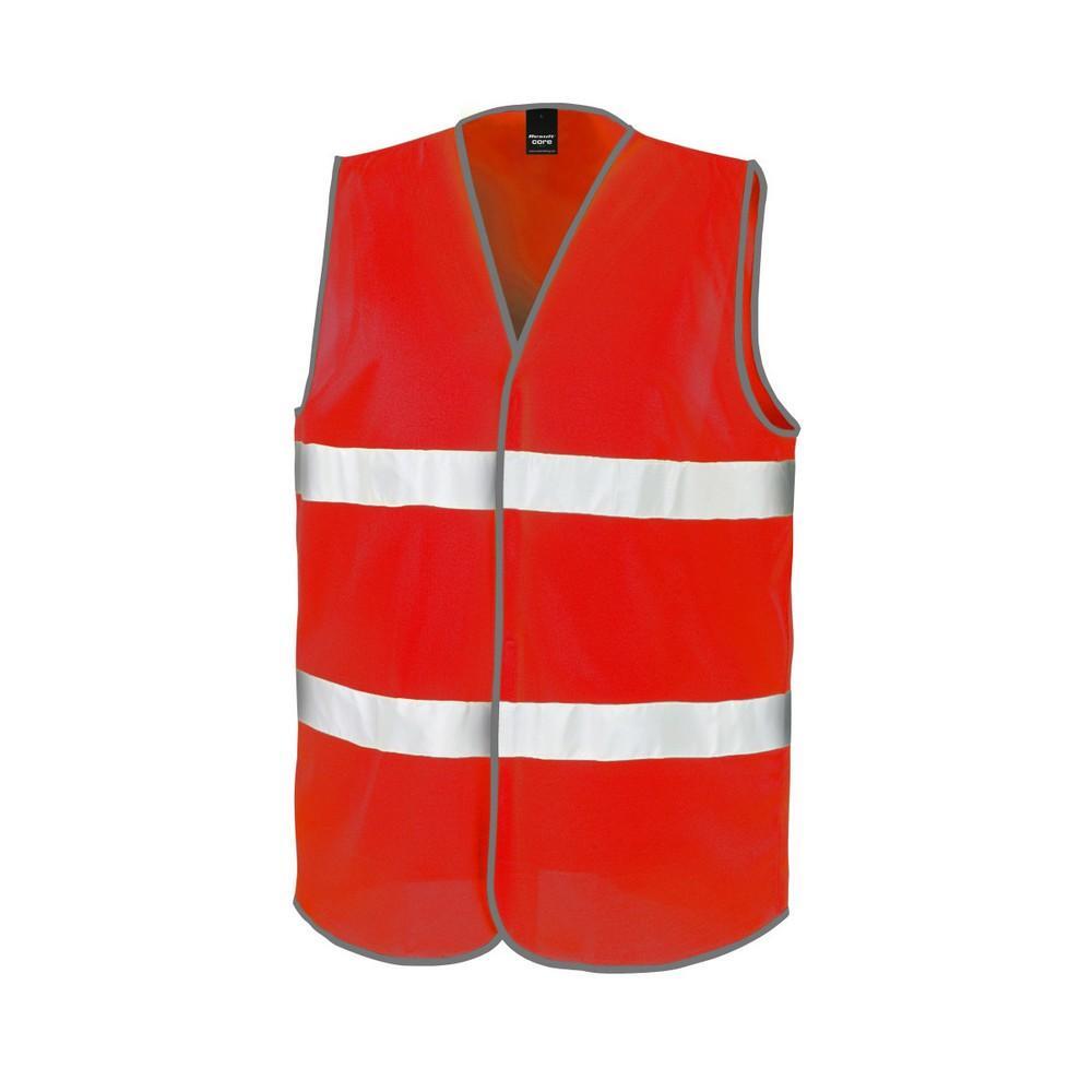 Adultos Unisexo de Salvaguarda Aumentar a Visibilidade do Colete (Vermelho) 2/3