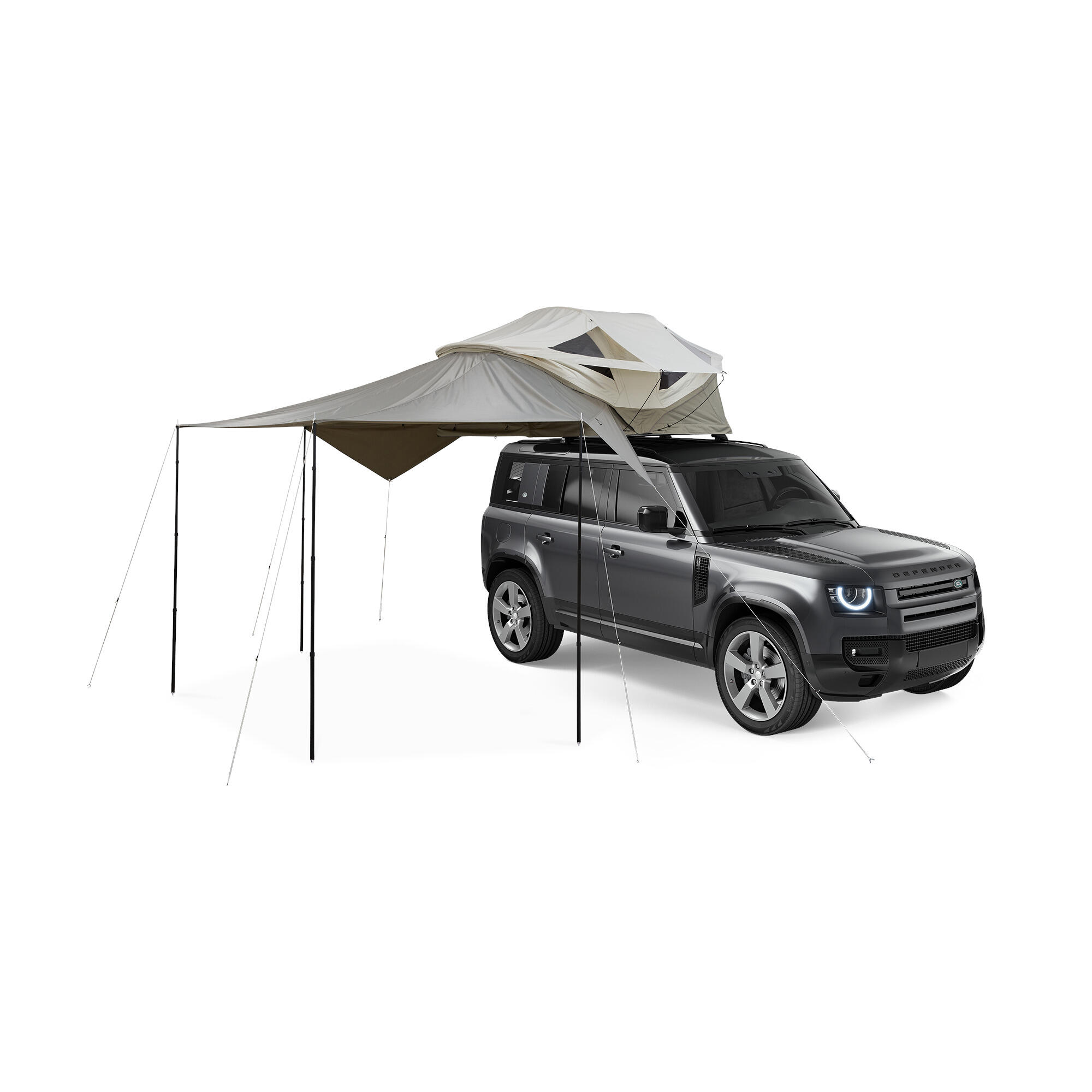 Thule - Tentes De Voiture Et Accessoires Accessoire Thule Approach Awning - Auvent - Gris - 2 Places - Decathlon