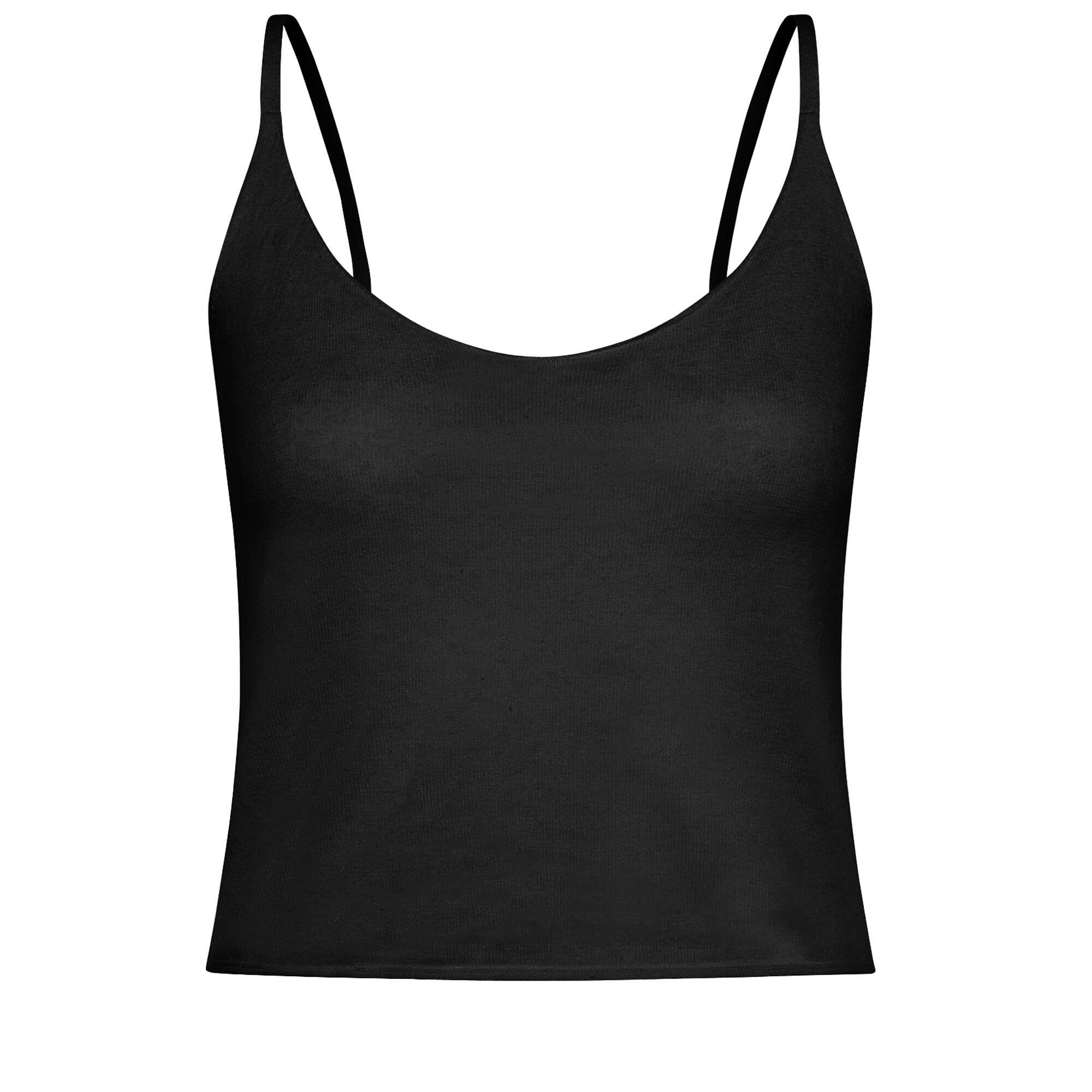 Deha - Débardeur En Maille Deha Femme - Débardeur - Noir - Decathlon