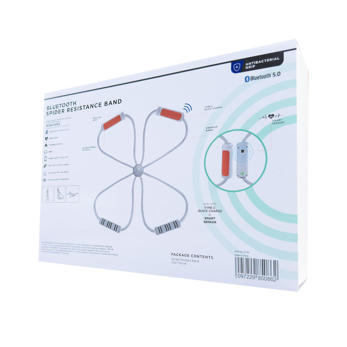 Charged Bluetooth Spider Weerstand Band 5/7
