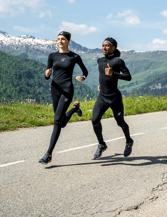 Mallas de trail Compressport "Winter Running Legging" para hombre 3/6