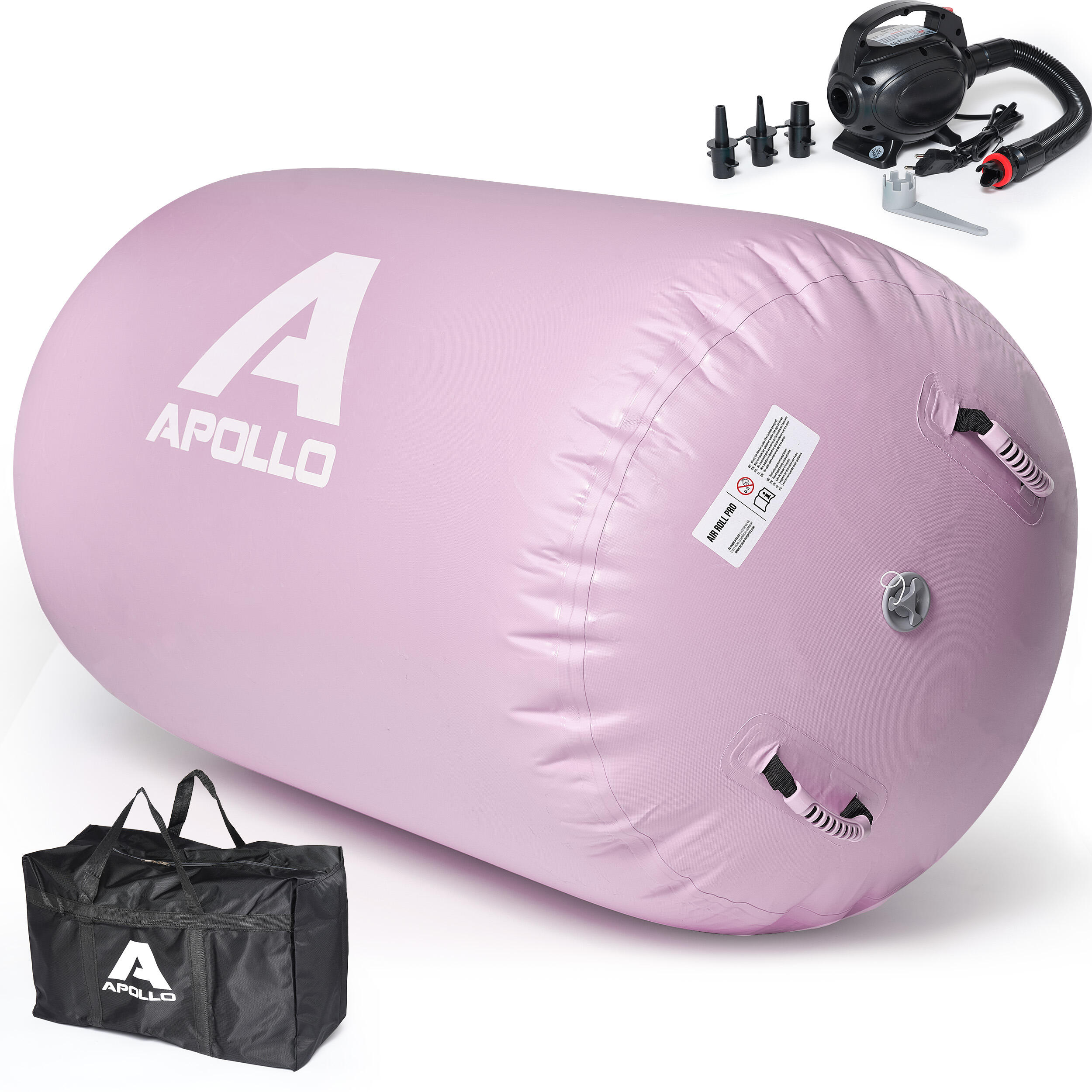 APOLLO Air Roll Pro - Rodillo de gimnasia inflable para adultos y niños