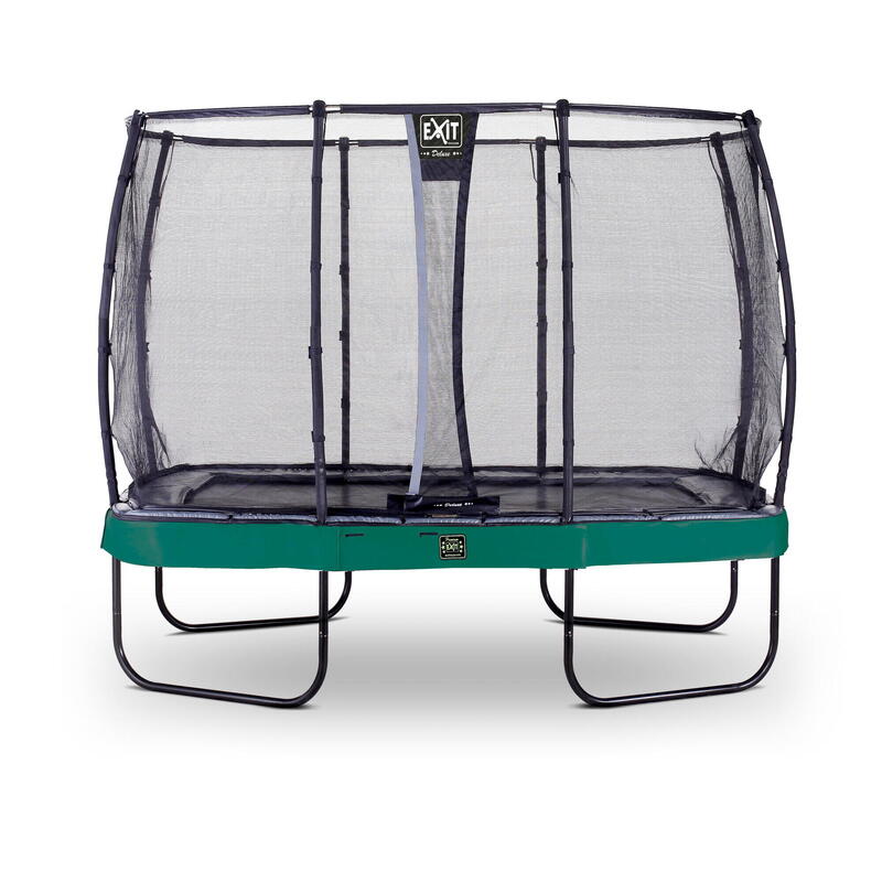 EXIT Elegant Premium trampoline 214x366cm met Deluxe veiligheidsnet - groen