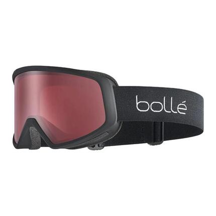 BOLLE masque de ski BEDROCK - BLACK MATTE VERMILLON CAT 2