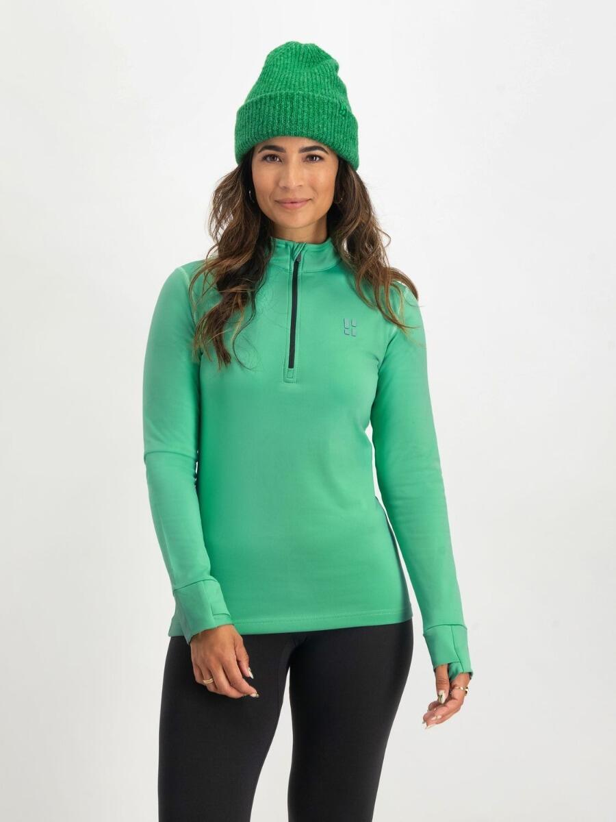 POEDERBAAS Skipullover für Damen Arctic Green